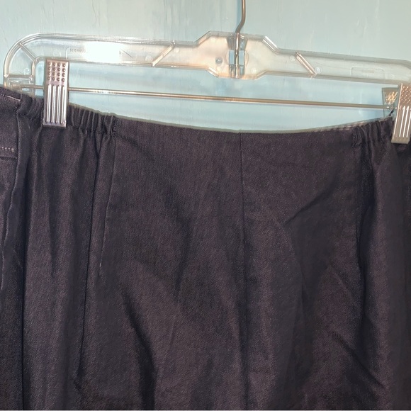 Julie Mitchell WM 14 Blue Rear Elastic Waist Straight Leg Tailored Hem Capris - Picture 8 of 8